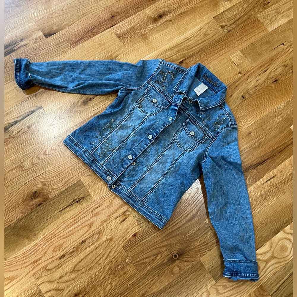 Limited Too girls denim jacket - Size 14